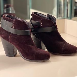 Rag and Bone Harrow suede booties